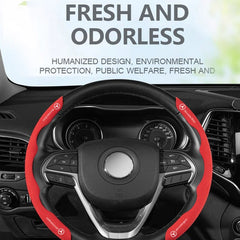 Universal Carbon Fiber Anti Slip Steering Wheel Easy Grips Trims