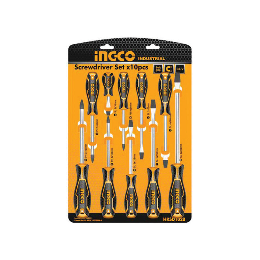 INGCO 10 Pcs screwdriver set